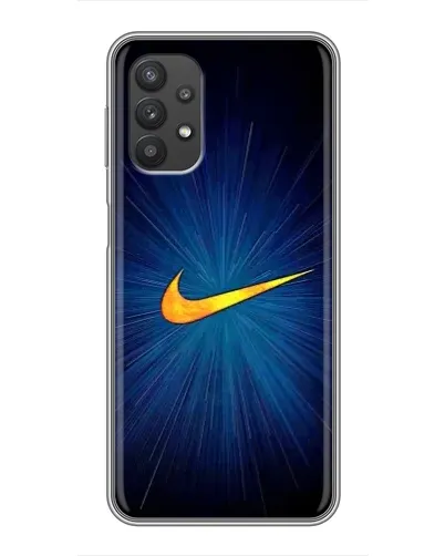 Чехол для Samsung Galaxy A32 с картинкой «Синий пульс Nike» Чехол для Samsung Galaxy A32 с картинкой «Синий пульс Nike»