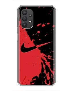 Чехол для Samsung Galaxy A32 с картинкой «Красные брызги Nike» Чехол для Samsung Galaxy A32 с картинкой «Красные брызги Nike»