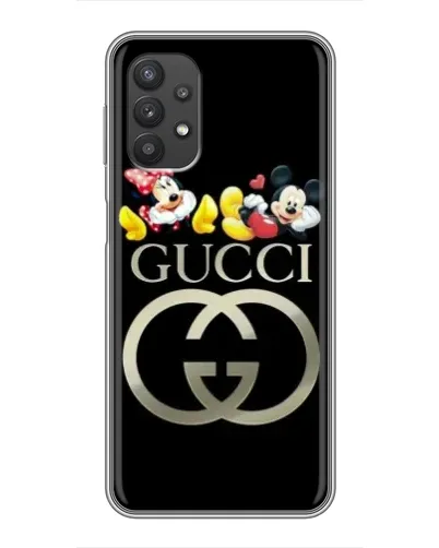 Чехол для Samsung Galaxy A32 с картинкой «Gucci — герои Disney»