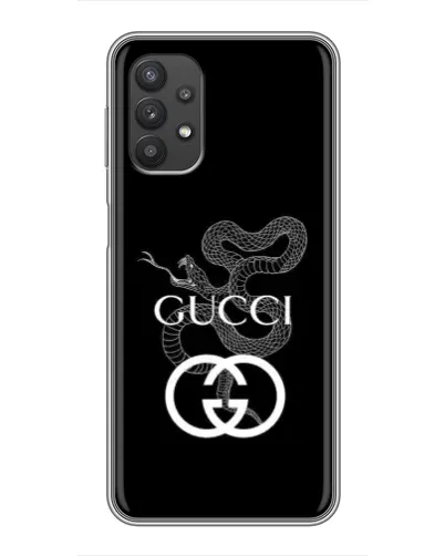 Чехол для Samsung Galaxy A32 с картинкой «Gucci — серебряная змея»