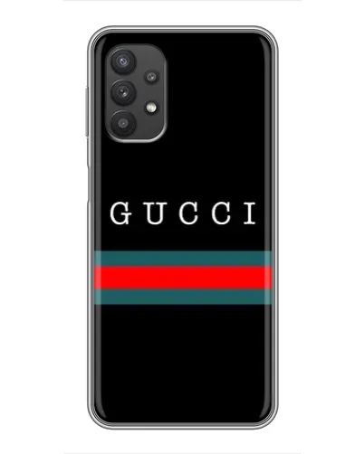 Чехол для Samsung Galaxy A32 с картинкой «Gucci — красный пояс»
