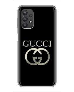 Чохол для Samsung Galaxy A32 з картинкою «Gucci — золото на чорному» Чохол для Samsung Galaxy A32 з картинкою «Gucci — золото на чорному»