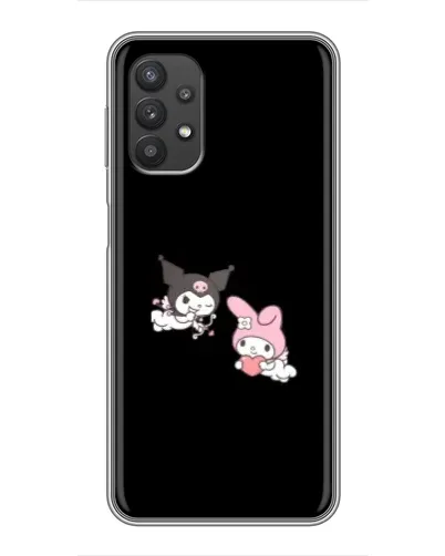 Чехол для Samsung Galaxy A32 с картинкой «My Melody и Kuromi»