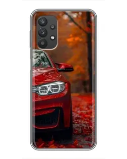 Чехол для Samsung Galaxy A32 с картинкой «Осенняя BMW M4»