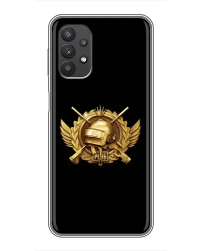 Чехол для Samsung Galaxy A32 с картинкой «PUBG — оранжевый градиент»