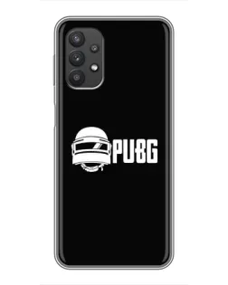 Чехол для Samsung Galaxy A32 с картинкой «PUBG — классический лого»