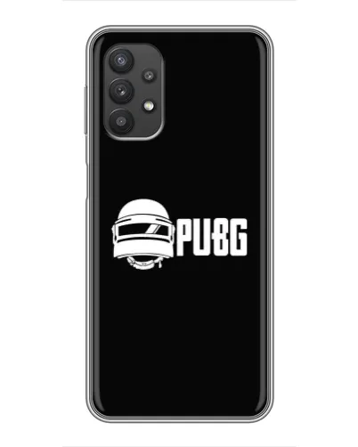Чехол для Samsung Galaxy A32 с картинкой «PUBG — классический лого»