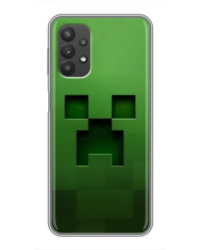 Чехол для Samsung Galaxy A32 с картинкой «Крипер микро-дизайн»