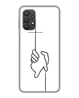 Чохол для Samsung Galaxy A32 з картинкою «Рука тримає»
