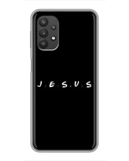 Чехол для Samsung Galaxy A32 с картинкой «Точки веры J.E.S.U.S.»