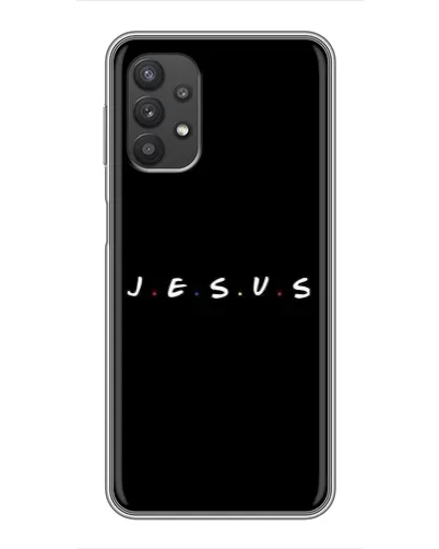 Чехол для Samsung Galaxy A32 с картинкой «Точки веры J.E.S.U.S.»