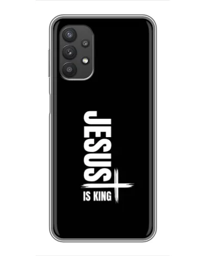 Чехол для Samsung Galaxy A32 с картинкой «Вертикаль веры Jesus»