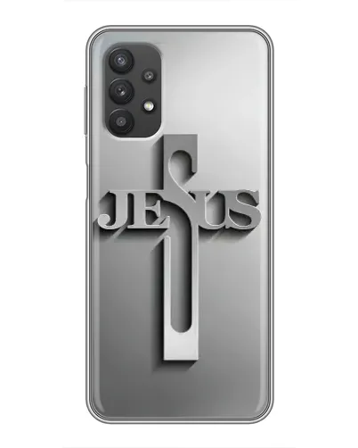 Чохол для Samsung Galaxy A32 з картинкою «Металевий хрест Jesus» Чохол для Samsung Galaxy A32 з картинкою «Металевий хрест Jesus»