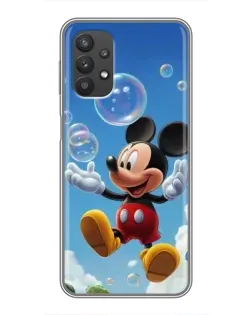 Чохол для Samsung Galaxy A32 з картинкою «Mickey та мильні бульбашки»