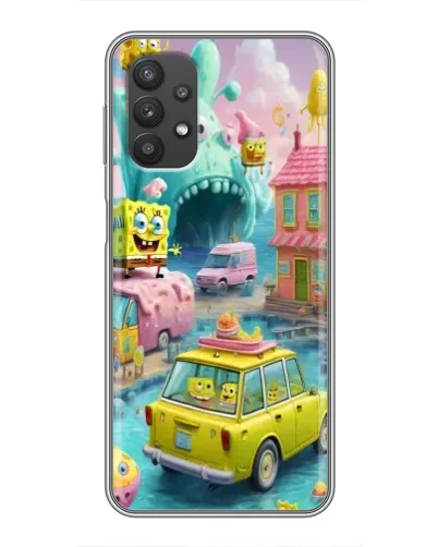 Чехол для Samsung Galaxy A32 с картинкой «Монстр-трак приключения»