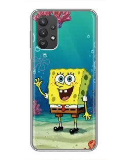 Чехол для Samsung Galaxy A32 с картинкой «Подводный привет»