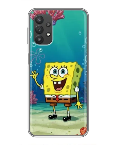 Чехол для Samsung Galaxy A32 с картинкой «Подводный привет»