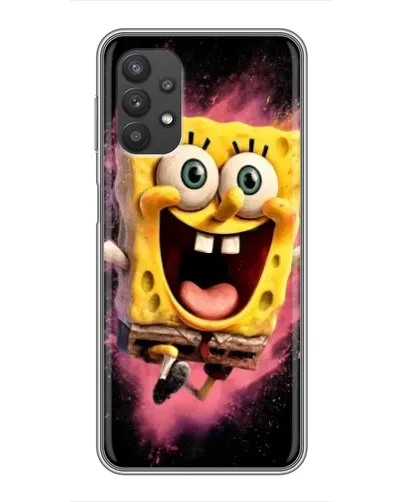 Чехол для Samsung Galaxy A32 с картинкой «Взрывной Спанч Боб»