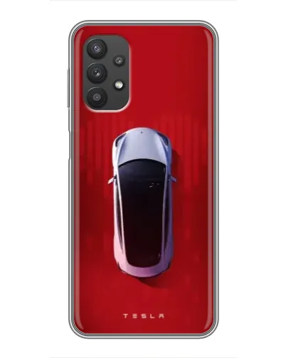 Чехол для Samsung Galaxy A32 с картинкой «Tesla Top View»