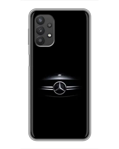 Чехол для Samsung Galaxy A32 с картинкой «Mercedes — абстрактные линии»