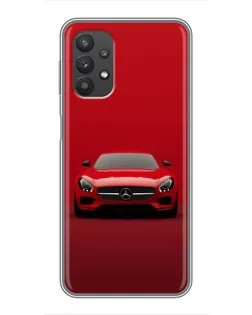 Чехол для Samsung Galaxy A32 с картинкой «Красный Mercedes AMG»