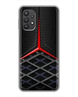 Чехол для Samsung Galaxy A32 с картинкой «Mercedes Carbon Grid»