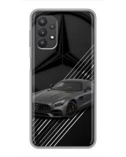 Чехол для Samsung Galaxy A32 с картинкой «Mercedes AMG — графика»
