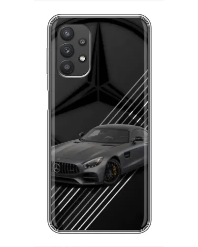 Чехол для Samsung Galaxy A32 с картинкой «Mercedes AMG — графика»
