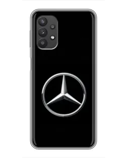 Чехол для Samsung Galaxy A32 с картинкой «Mercedes классический лого»