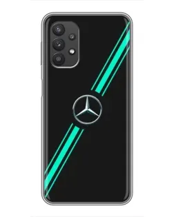 Чохол для Samsung Galaxy A32 з картинкою «Спортивні лінії Mercedes» Чохол для Samsung Galaxy A32 з картинкою «Спортивні лінії Mercedes»