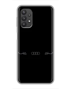 Чехол для Samsung Galaxy A32 с картинкой «Audi — световой подпись»