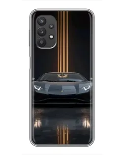 Чохол для Samsung Galaxy A32 з картинкою «Lamborghini золоті лінії»