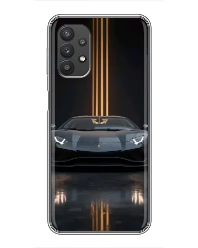 Чохол для Samsung Galaxy A32 з картинкою «Lamborghini золоті лінії»