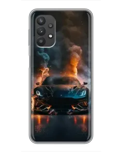 Чохол для Samsung Galaxy A32 з картинкою «Lamborghini димна естетика»