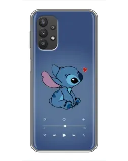 Чехол для Samsung Galaxy A32 с картинкой «Музыкальный Stitch»