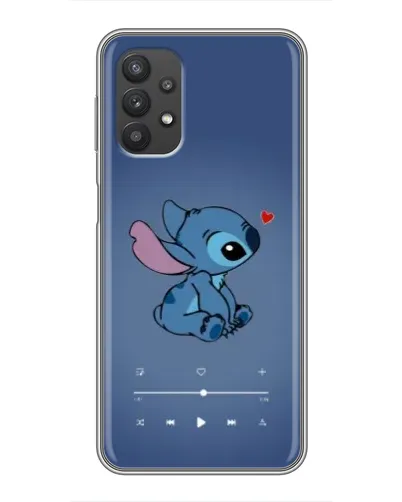 Чехол для Samsung Galaxy A32 с картинкой «Музыкальный Stitch»