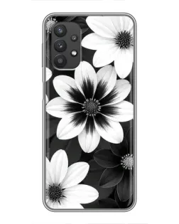 Чехол для Samsung Galaxy A32 с картинкой «Монохромные астры» Чехол для Samsung Galaxy A32 с картинкой «Монохромные астры»