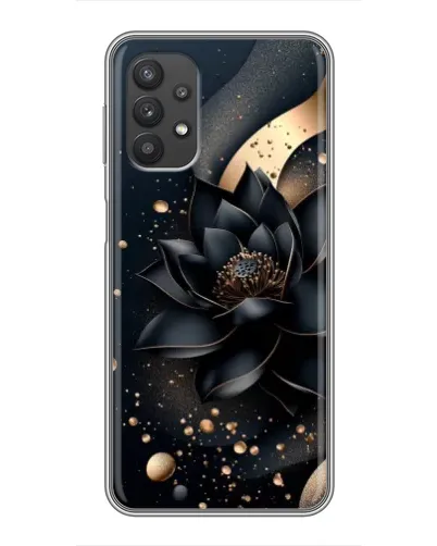 Чехол для Samsung Galaxy A32 с картинкой «Черный лотос»