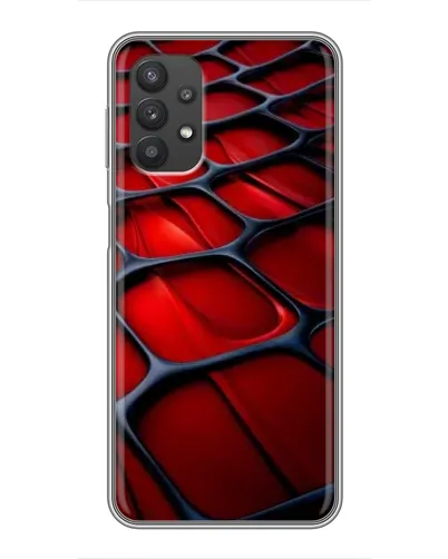 Чохол для Samsung Galaxy A32 з картинкою «Червона глянцева сітка»