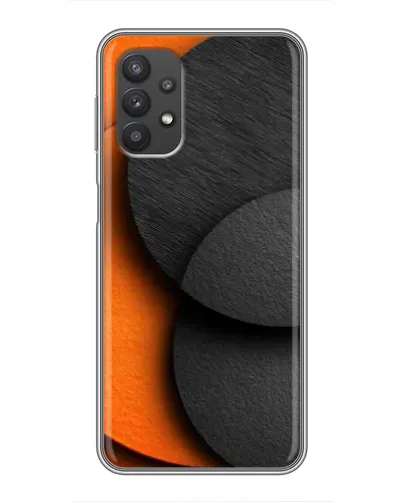 Чохол для Samsung Galaxy A32 з картинкою «Геометрія помаранчевих кіл»