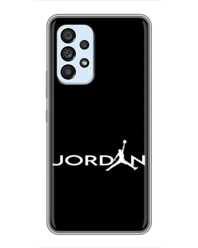 Чехол для Samsung Galaxy A33 (5G) с картинкой «Jordan White Logo»