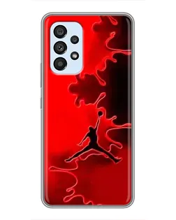 Чехол для Samsung Galaxy A33 (5G) с картинкой «Jordan Red Smoke»