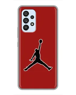 Чехол для Samsung Galaxy A33 (5G) с картинкой «Jordan Red Back»