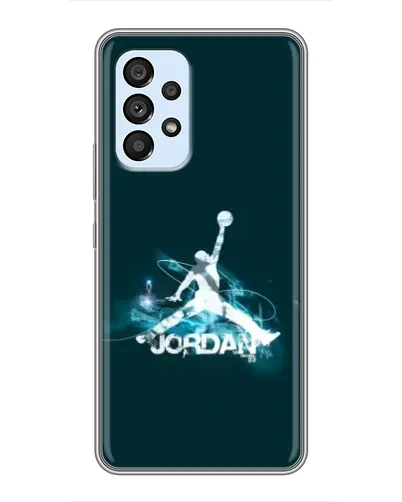 Чехол для Samsung Galaxy A33 (5G) с картинкой «Jordan Blue Fire»