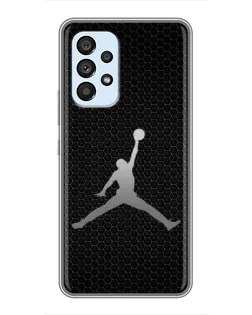 Чехол для Samsung Galaxy A33 (5G) с картинкой «Jordan Dark Carbon»