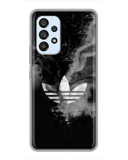Чехол для Samsung Galaxy A33 (5G) с картинкой «Абстрактный дым Adidas»