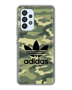 Чехол для Samsung Galaxy A33 (5G) с картинкой «Милитари стиль Adidas»
