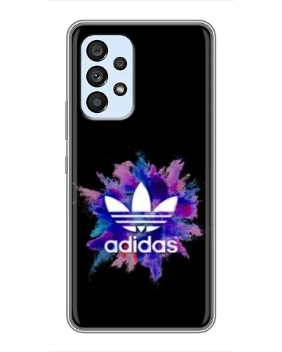 Чехол для Samsung Galaxy A33 (5G) с картинкой «Взрыв красок Adidas»