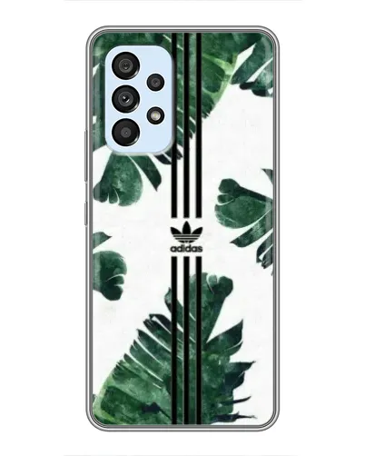 Чехол для Samsung Galaxy A33 (5G) с картинкой «Пальмовые листья адидас»