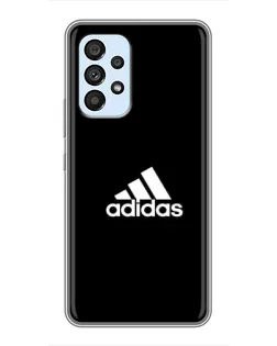 Чехол для Samsung Galaxy A33 (5G) с картинкой «Черная классика Adidas»